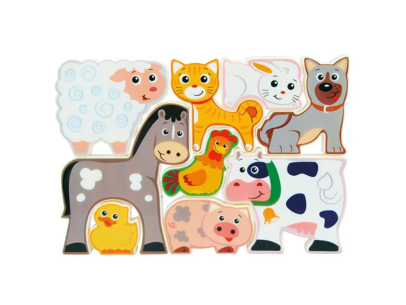 Playgo puzzle statek se zvířátky