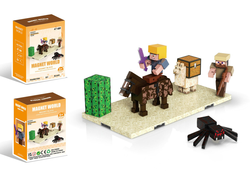 Stavebnice Magnet World Pustinný Konvoj