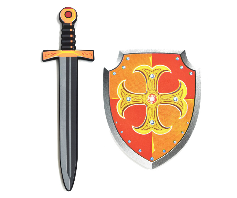 Pěnový meč a štít 42,5 cm