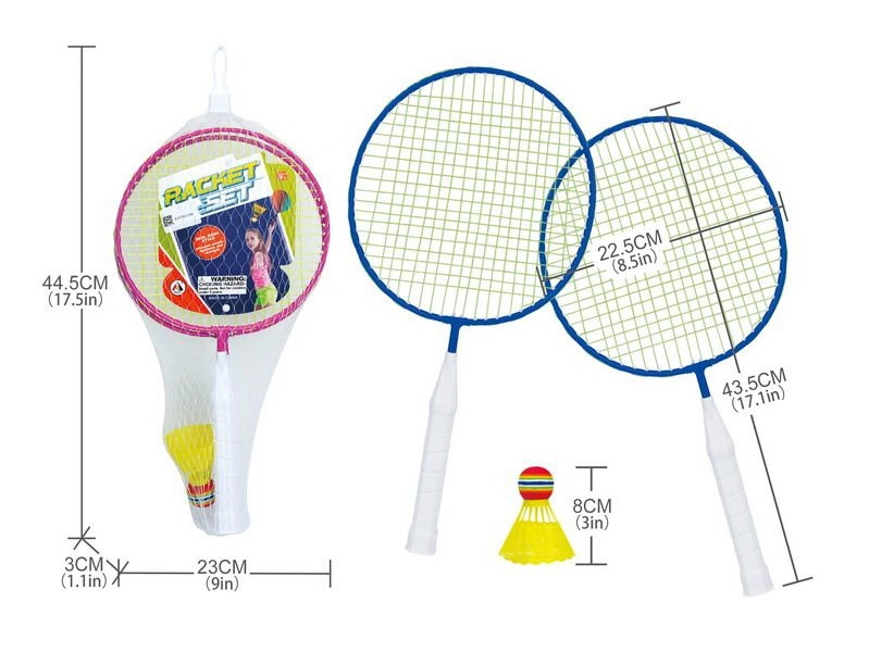 Badmintonová sada raket s košíčkem