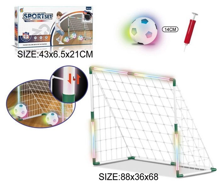 Fotbalová sada se světelnými efekty