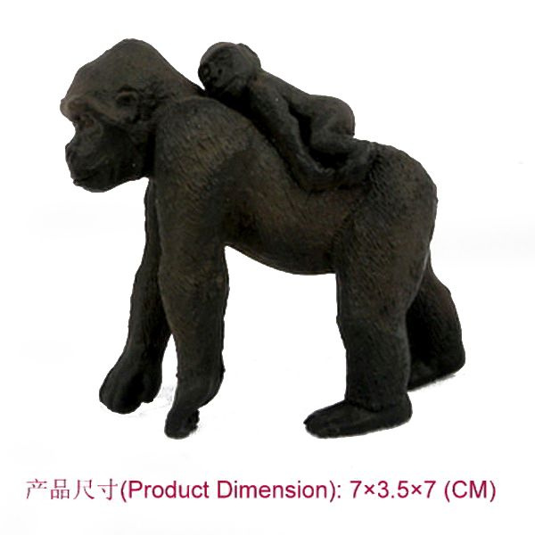 Figurka gorily s mládětem