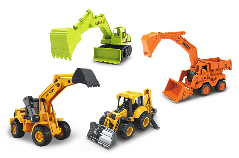 Stavební stroje na setrvačník 20 cm