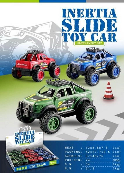 Terénní auto na setrvačník