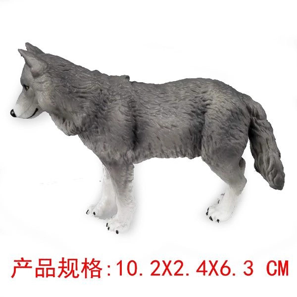 Figurka šedého vlka 10 cm