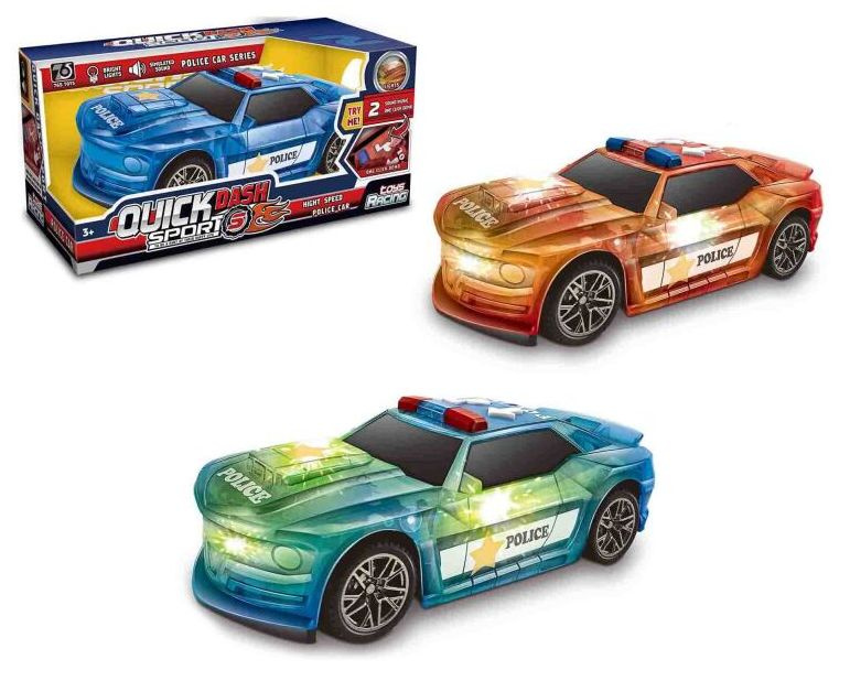 Policejní auto s efekty