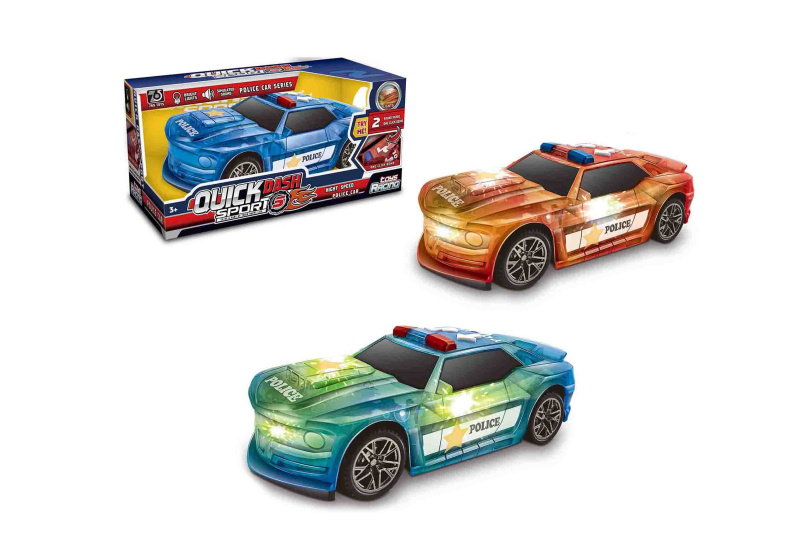 Policejní auto s efekty