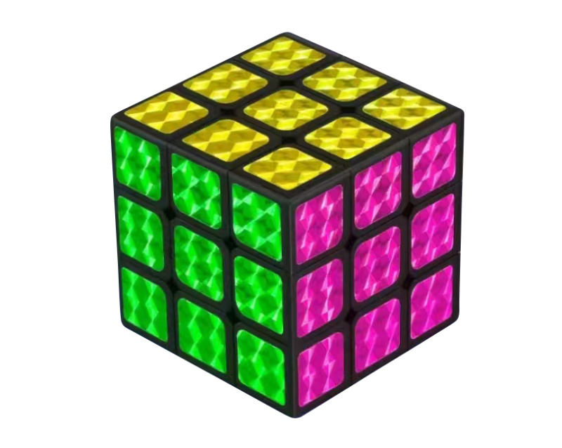 Lesklý hlavolam kostka 5,3 cm