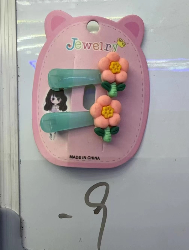 Sponka do vlasů s oranžovým květem