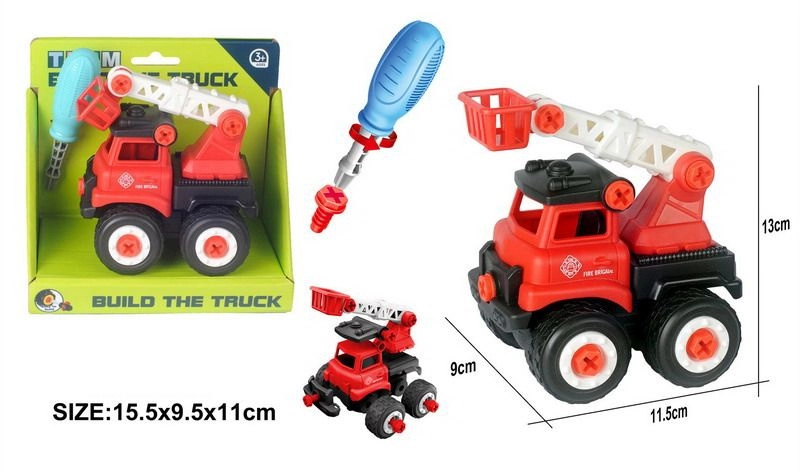 Šroubovací hasičské auto 13 cm