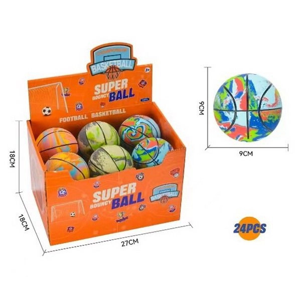 Basketbalový míč Duhový 9 cm