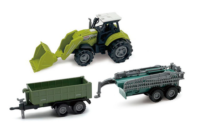 Traktor s příslušenstvím a efekty 17 cm