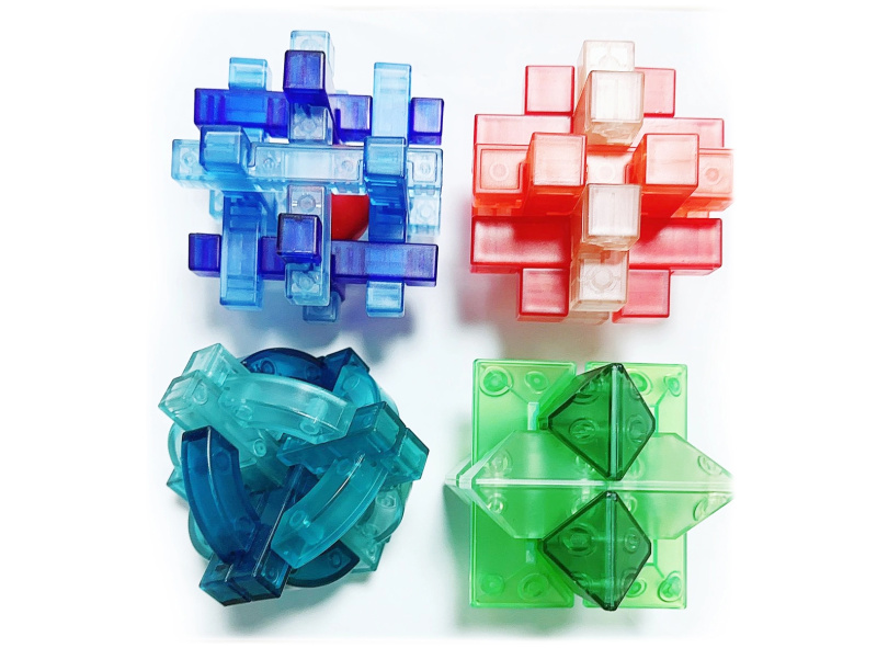 Hlavolam 7 cm s obrázkovým návodem