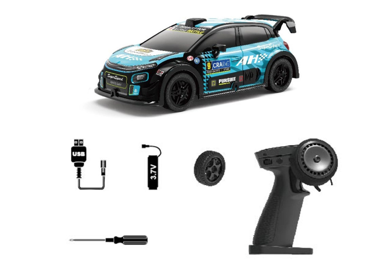 rc driftující auto sprint 23 se světelnými efekty 18,5 cm