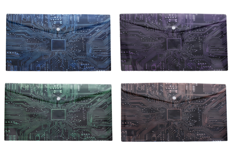 Plastová obálka s drukem 35 × 25 cm s motivem základní desky