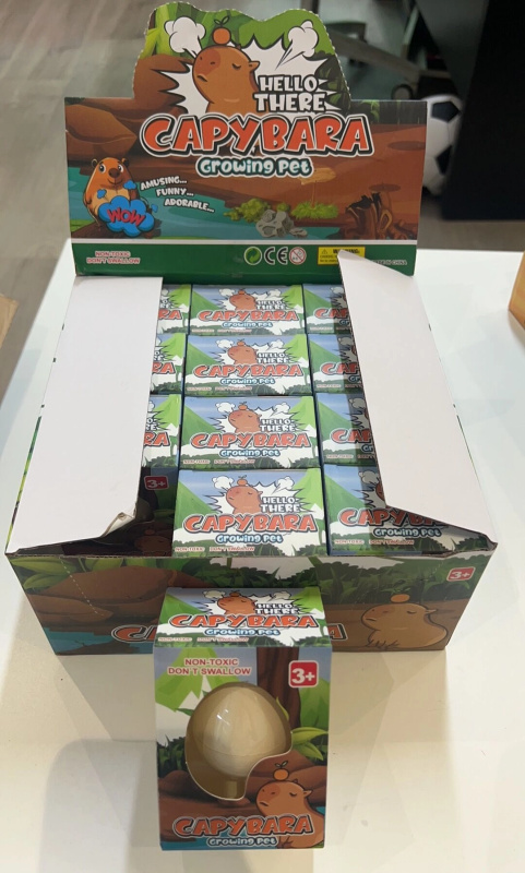 Rostoucí kapybara z vejce 6,5 cm