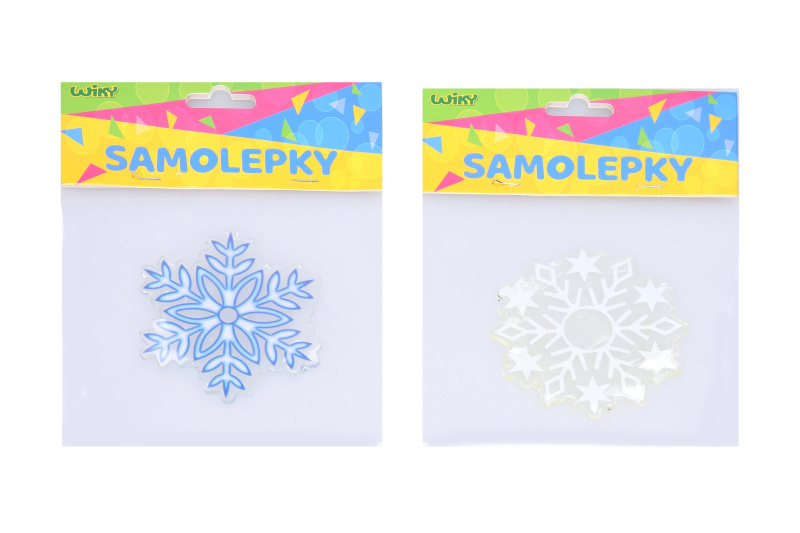 Gelové nálepky Vločka