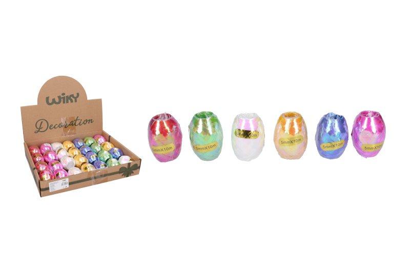 Vázací stuha vajíčko pastelový lesk 5 mm x 10 m