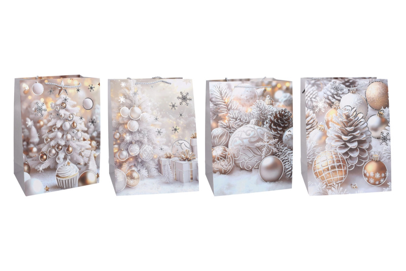 Dárková taška Vánoce L 31 × 40 × 12 cm