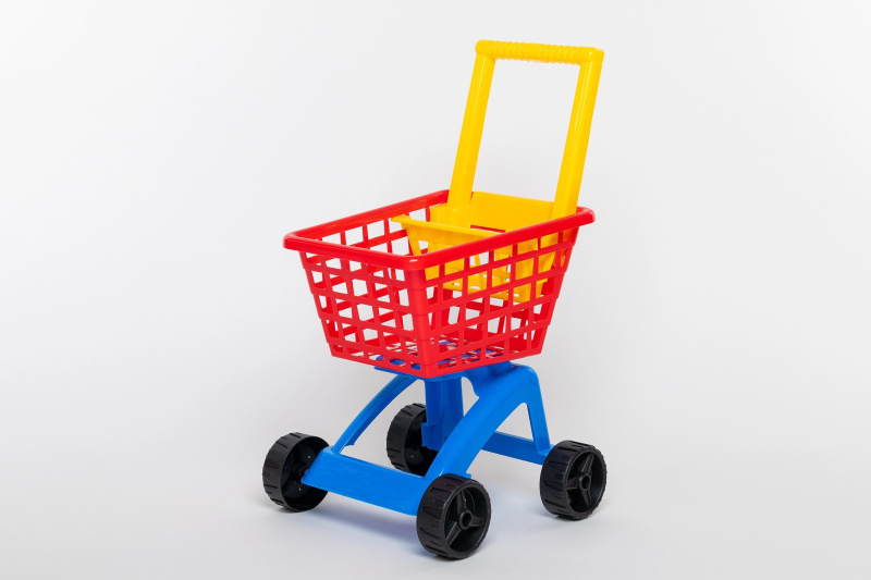 Nákupní vozík – červený