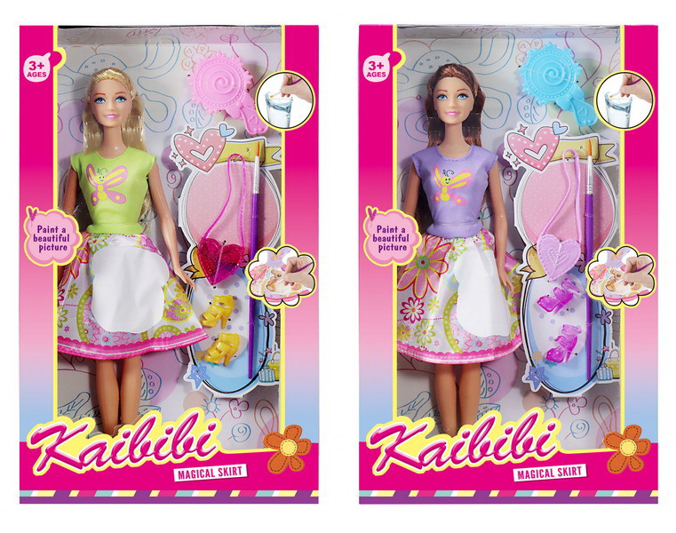 Panenka s vodním malováním 30 cm