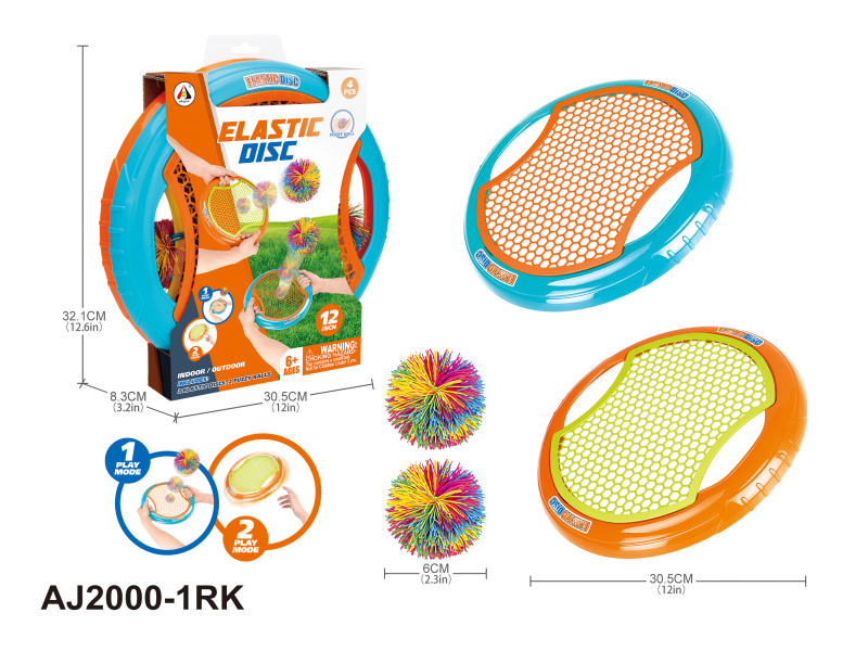 Házecí hra s odrážecími disky a míčky