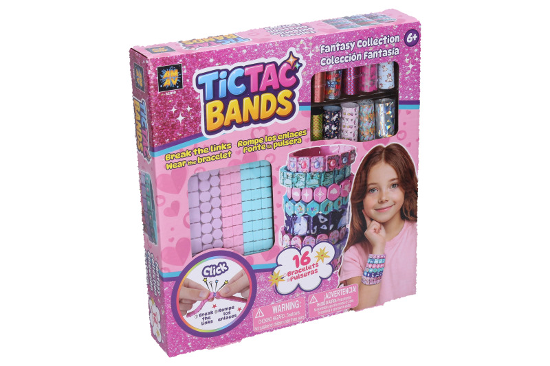 TICTAC BANDS sada na výrobu náramků Fantasy kolekce 16 ks