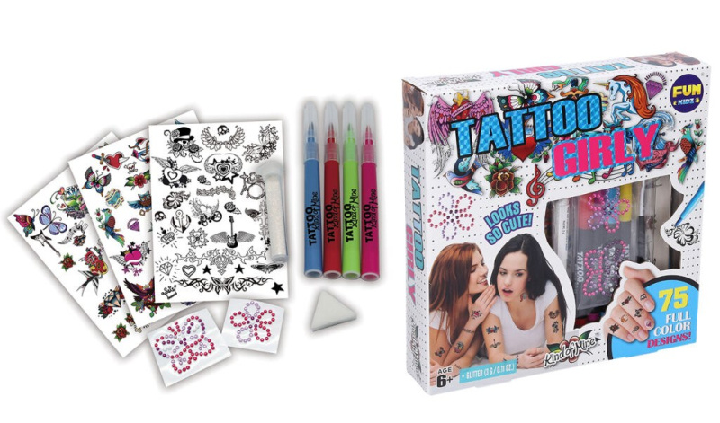 Funkidz Tetování s fixami set