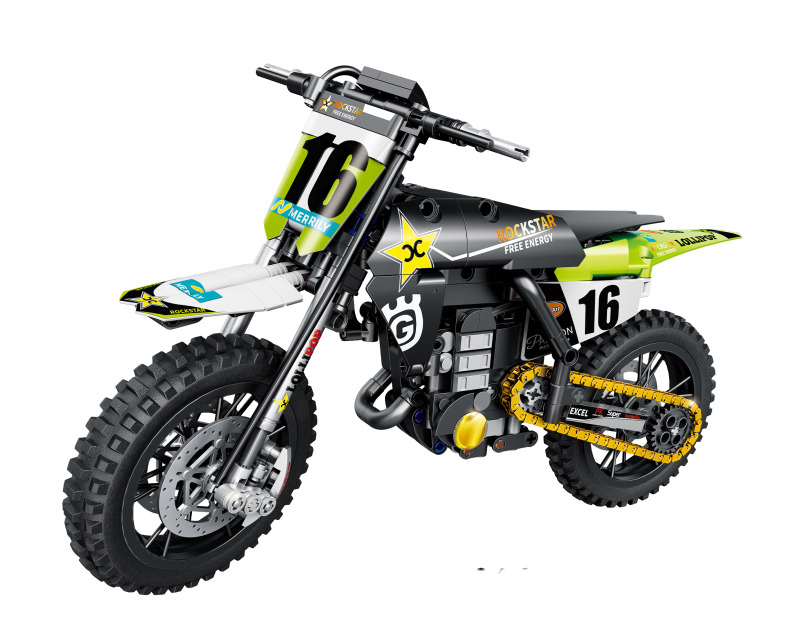 Stavebnice Motorka Rockstar 34 cm