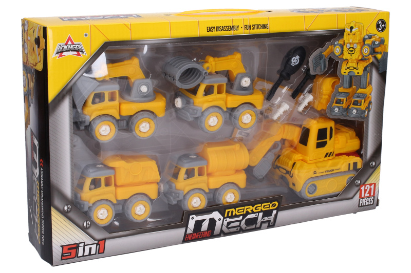 Autorobot stavební šroubovací 5v1 21 cm