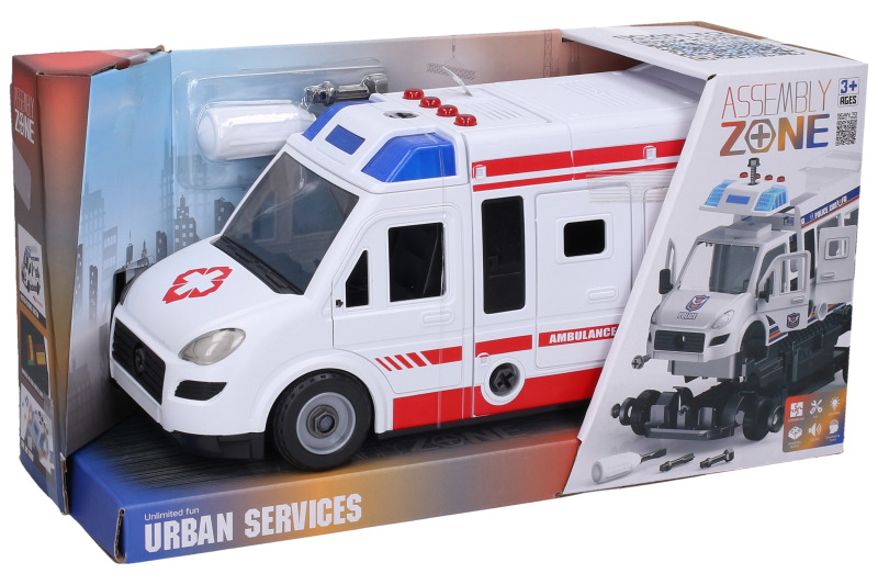 Auto sanitka šroubovací s efekty 31 cm
