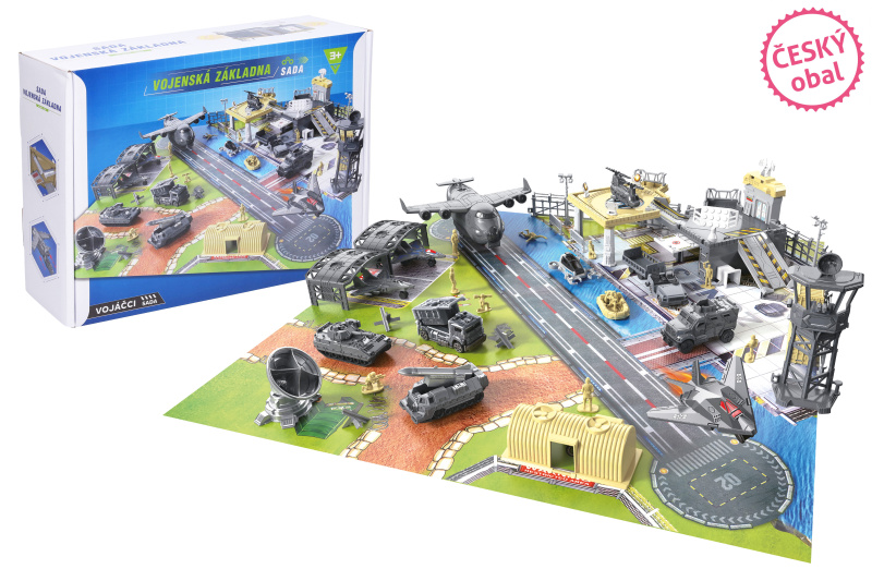 Vojenská základna set - český obal