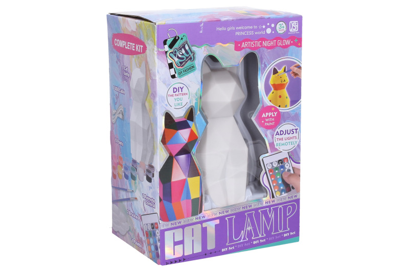 Tvorba lampičky kočka 16cm