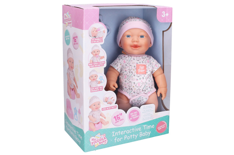 Miminko čurající s efekty 40cm