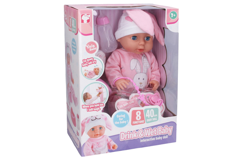 Miminko čurající s efekty 40cm