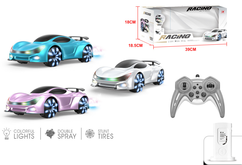 Auto elektrické s efekty RC na dálkové ovládání 24 cm