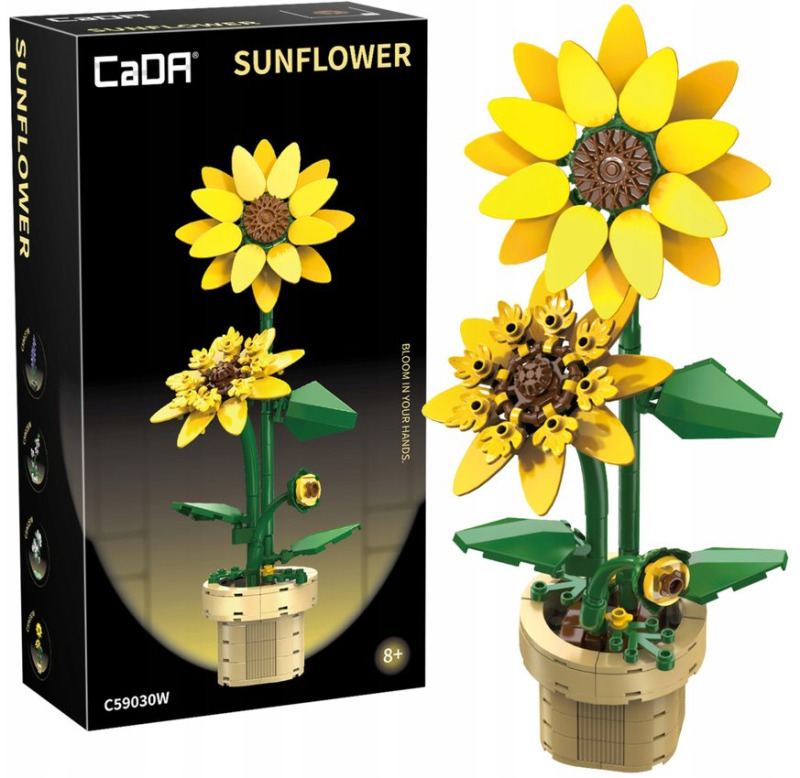 CADA Stavebnice Sunflower 27,4 cm