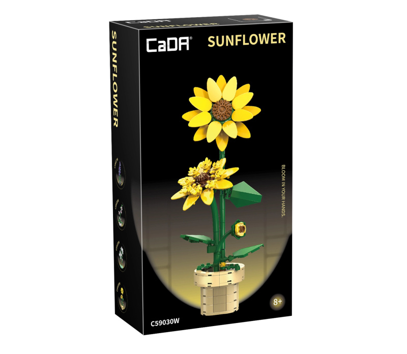CADA Stavebnice Sunflower 27,4 cm