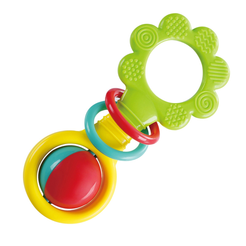 Playgo Chrastítko s otáčecí kuličkou 16 cm