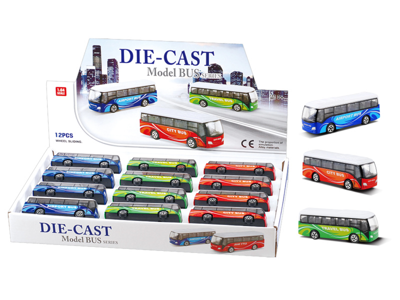 Wiky Vehicles Autobus kovový 9 cm