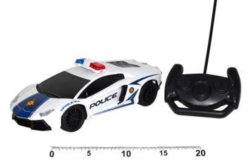 RC policejní auto 24 cm