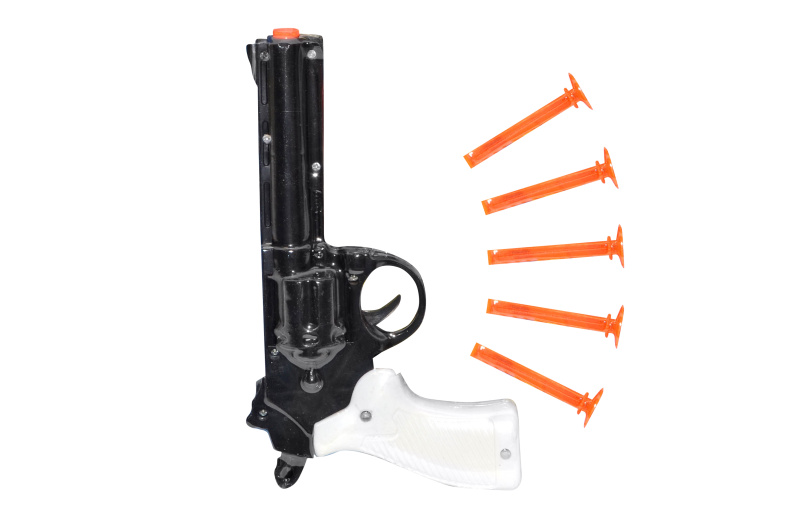 Pistole na šipky s přísavkami set 21 cm