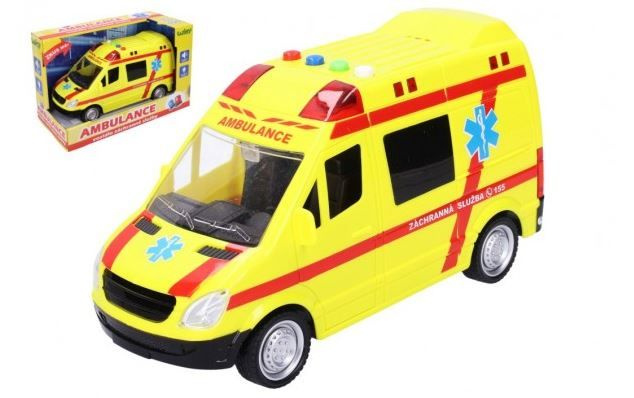 Auto Záchranka s efekty 22 cm - Český obal