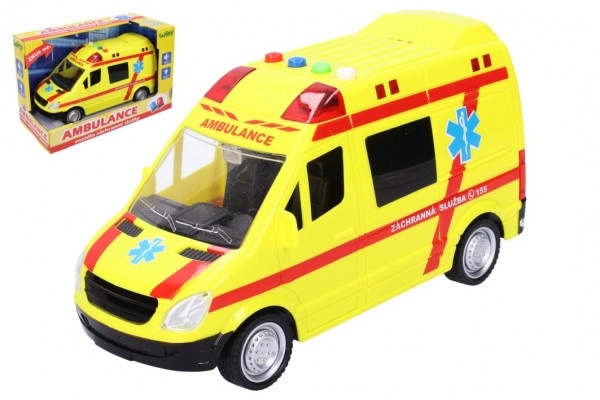 Auto Záchranka s efekty 22 cm - Český obal
