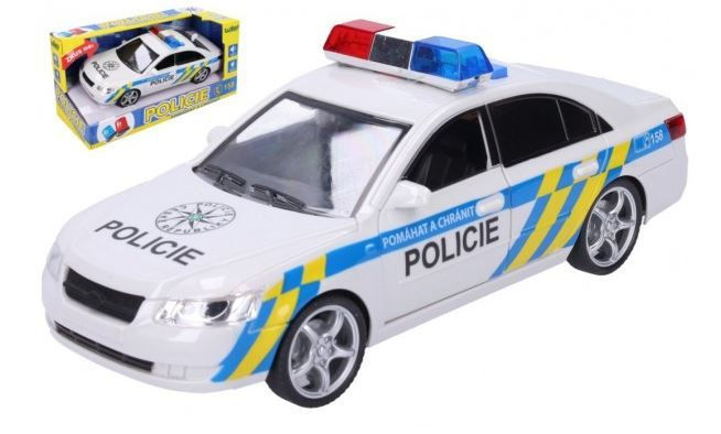 Wiky Auto policie plast 24cm na baterie se zvukem se světlem