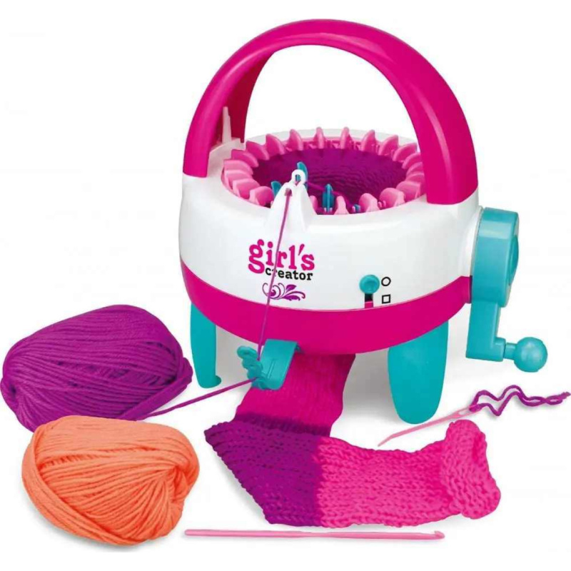 Pletací stroj na kliku