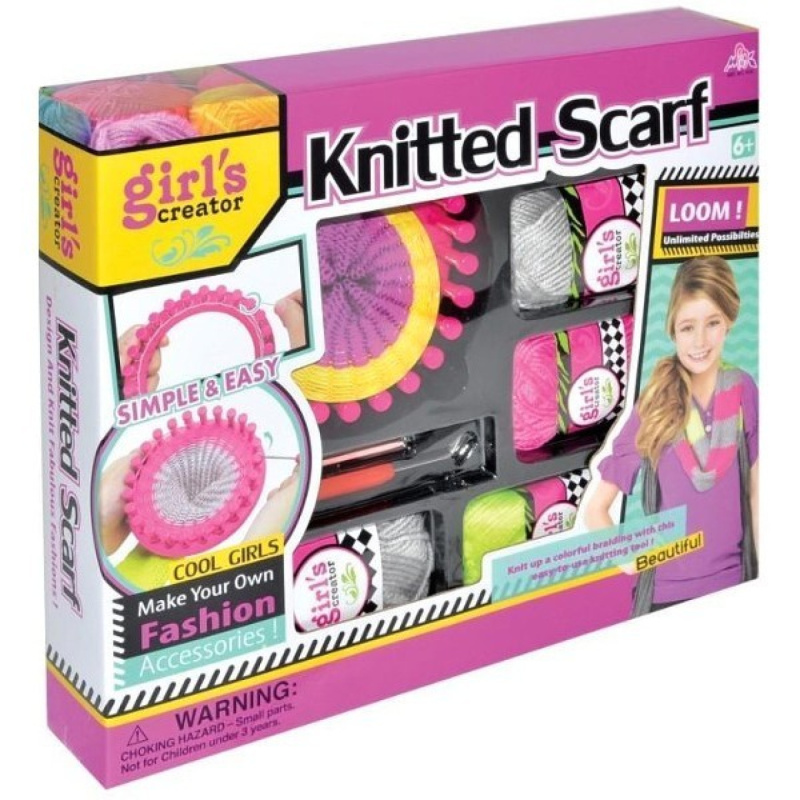 Pletací stav Scarf design