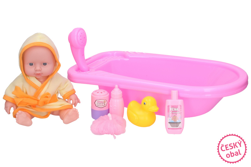 Wiky Miminko s vaničkou set 24 cm