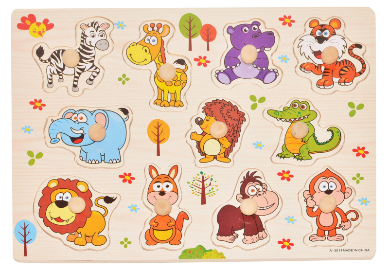 Wiky vkládačka zvířata 22 x 30 cm