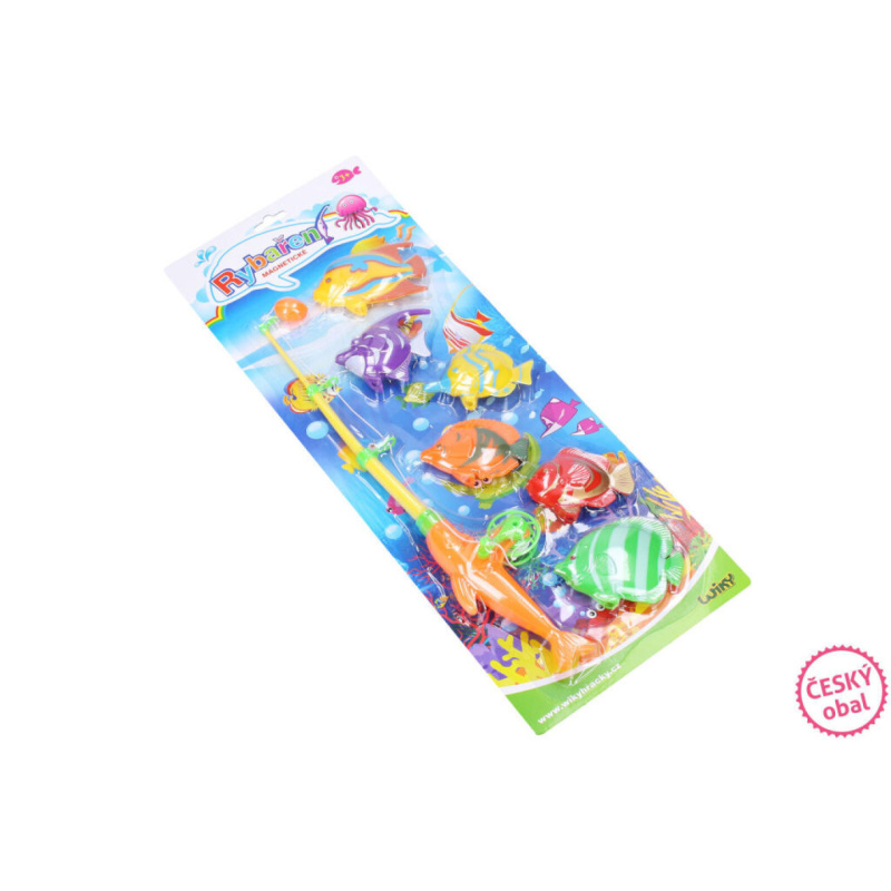 Lovení rybek magnetická udička 40 cm - Český obal